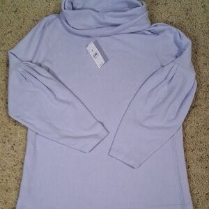 Lou & Grey Light Purple Knit Top